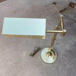  mid-century modern brass adjustable desk lamp