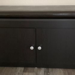 Shoe Cabinet With Ottoman Seat