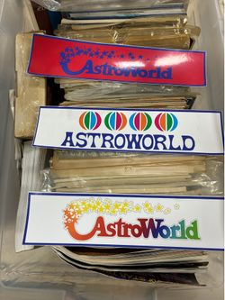 Astroworld bumper stickers