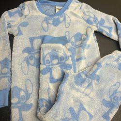 disney stitch pajamas - 2 piece fleece - size 6/6X unisex 