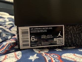 Air Jordan 3 Retro Fire Red Cement