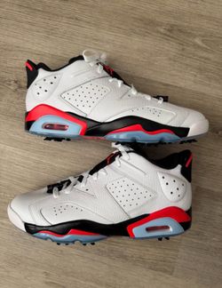 Jordan 6 retro low golf white infrared sz 11.5