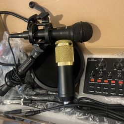 New Home Podcast Start up Set 100$ today take 2 Mics 🎤 with Crossover Board and Wires Woodbridge Nj