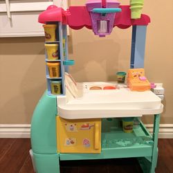 Play-Doh Kitchen Creations Ultimate Ice Cream Toy Truck Playset , Christmas Gifts for Kids'