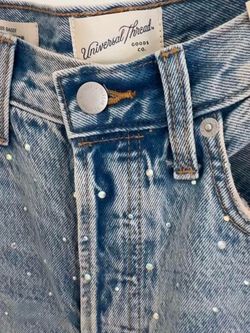 Rhinestone Denim Shorts