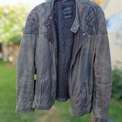 Vintage All Saints Jacket Xl Austin Butler Leather 