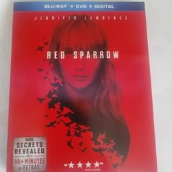 Red Sparrow Blu Ray + DVD 