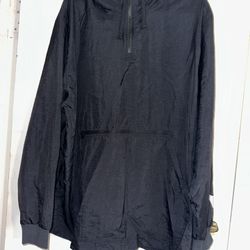 Nike Men's Black Windbreaker Jacket XXL