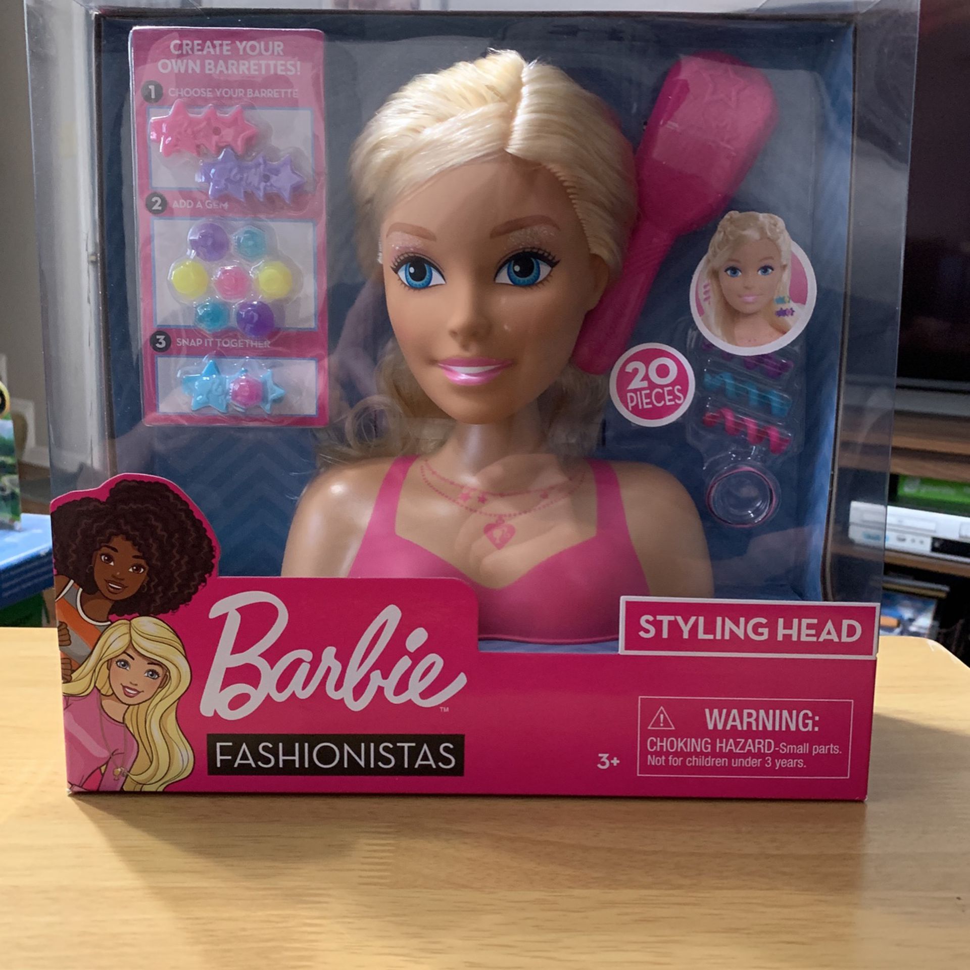 Barbie fashionistas styling head