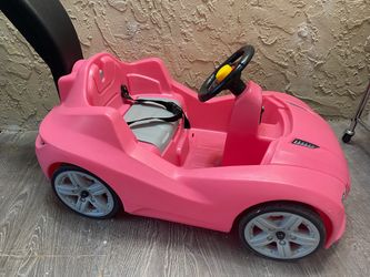 Pink Toddler Push Car and Ride on Toy for Toddlers - See My Other Items 😀