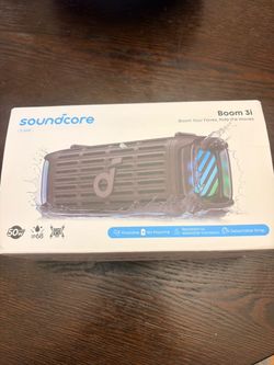 Anker Soundcore Boom 3I Bluetooth Speaker New