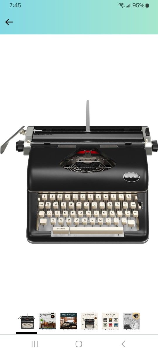Maplefield Manual Typewriter 