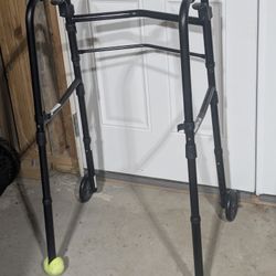 Equate Folding Walker with Wheels