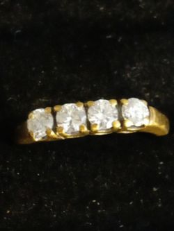 14K Gold Diamond Ring