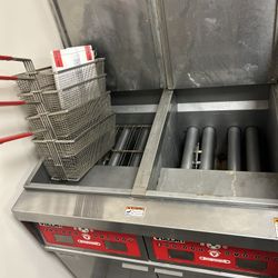 Commercial Double Deep Fryer 