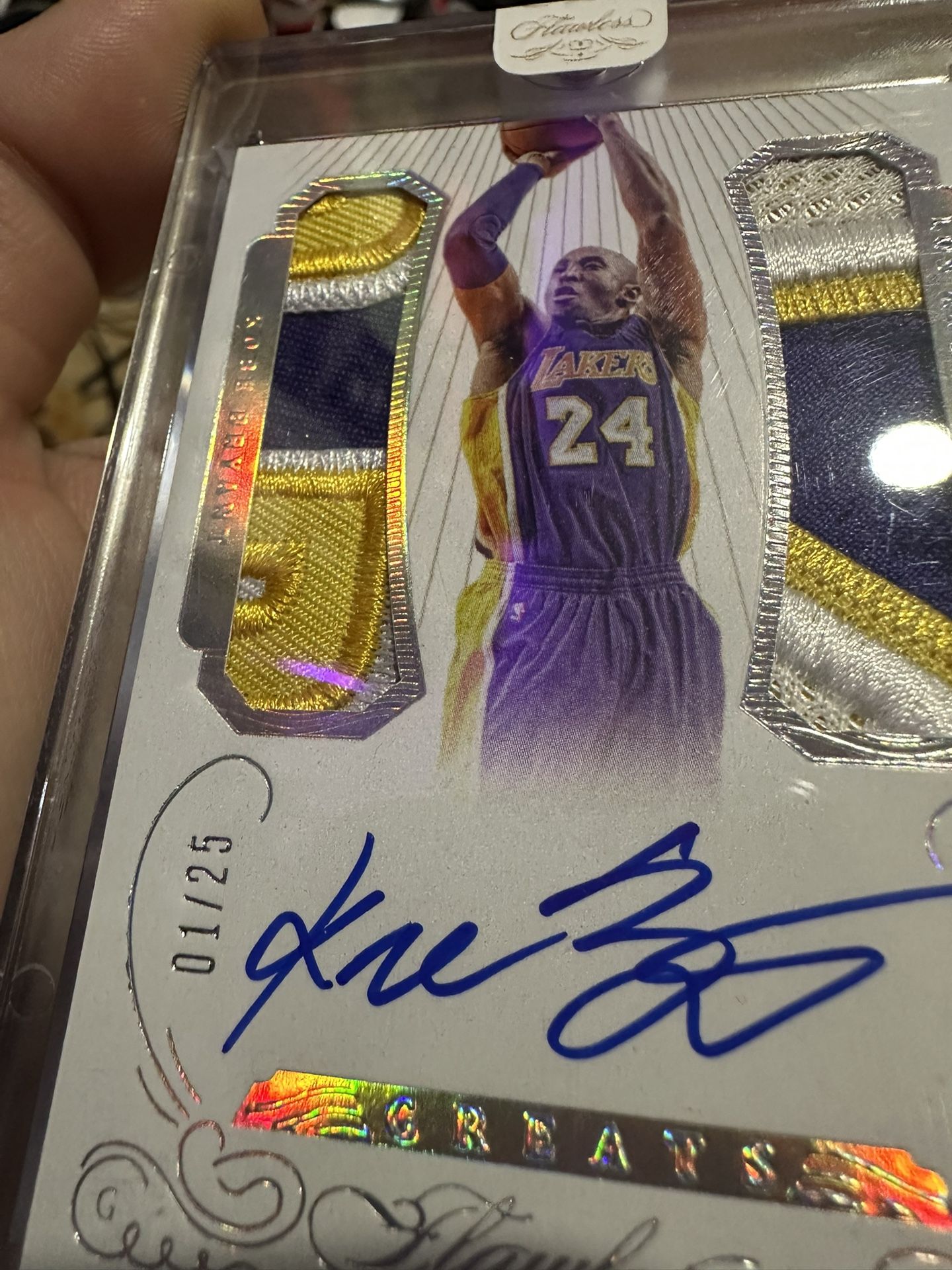 Flawless Kobe Bryant Dual Patch Autograph /25 Trades Welcome