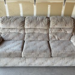 Sleeper Sofa With Matching Loveseat. 