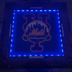 Custom New York Mets Domino Table