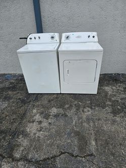 amana heavy duty large capacity washer and dryer.