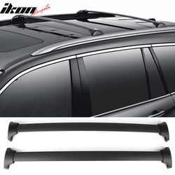 Fits 2016-2022 Honda Pilot YF5/6 OE Style Aluminum Top Roof Rack Cross Bar Black