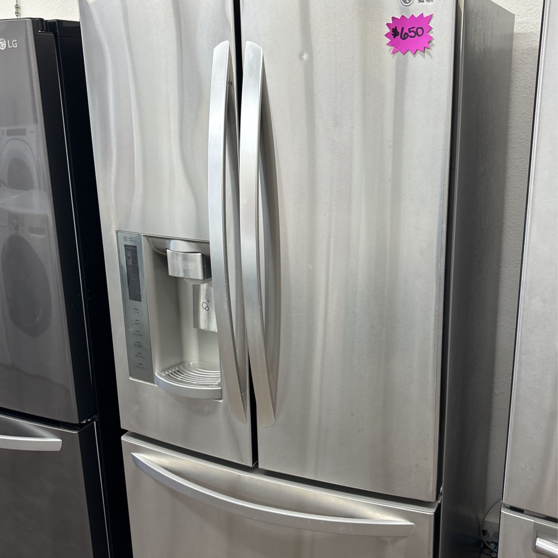 LG STAINLESS STEEL FRENCH DOOR REFRIGERATOR 
