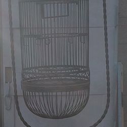 Cast Iron Bird Cage Heavy Duty 