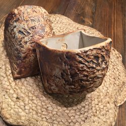 SMALL HANGING POTTERY FOR SUCCULENTS