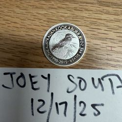 Australian 1 oz Kookaburra.9999
