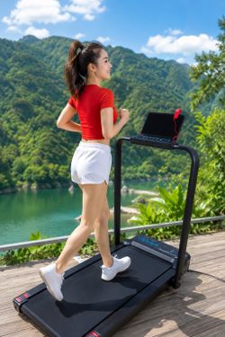🔥 WELLFIT TM037 Walking Pad – 8% Incline | Foldable Treadmill with Handle Bar  💪 Compact • Quiet • Powerful • Perfect for Home & Office  Transform y