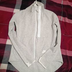 Nike Grey Women's Zipper Jacket Size M