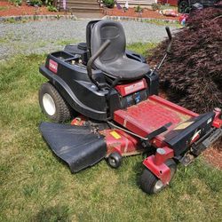 TORO TIME CUTTER  W TIME CUTTER TECHNOLOGY SS 5060 0 Turn 50" Deck Riding Mower Runs 100% Just Replaced Ideler And All Belts.