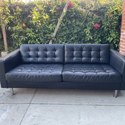Ikea Leather Couch FREE DELIVERY  Great Condition