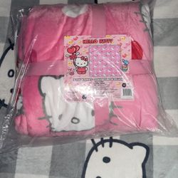 Hello Kitty Valentines Blanket