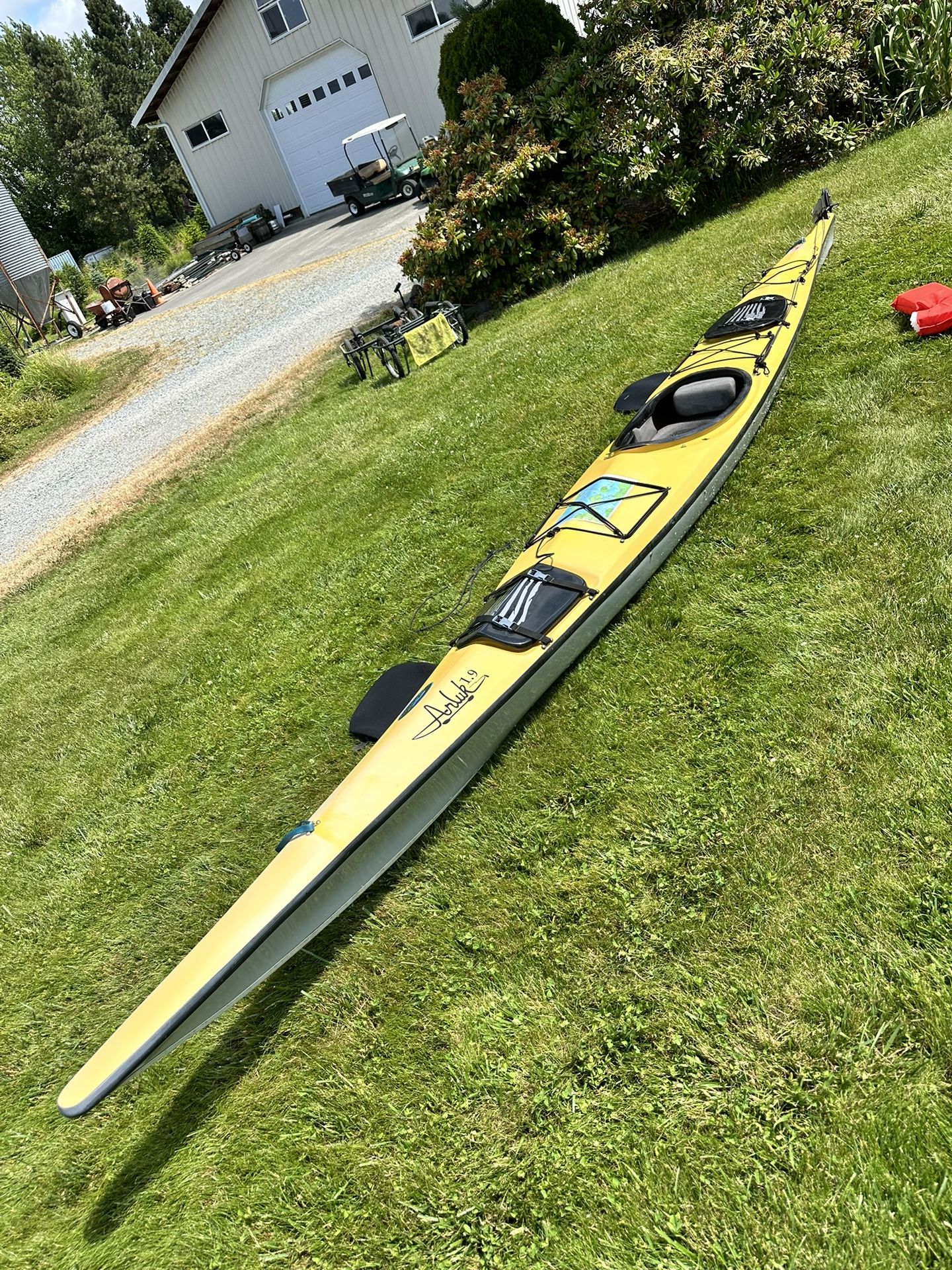 Necky Arluk 1.9 Sea Kayak 18ft Yellow