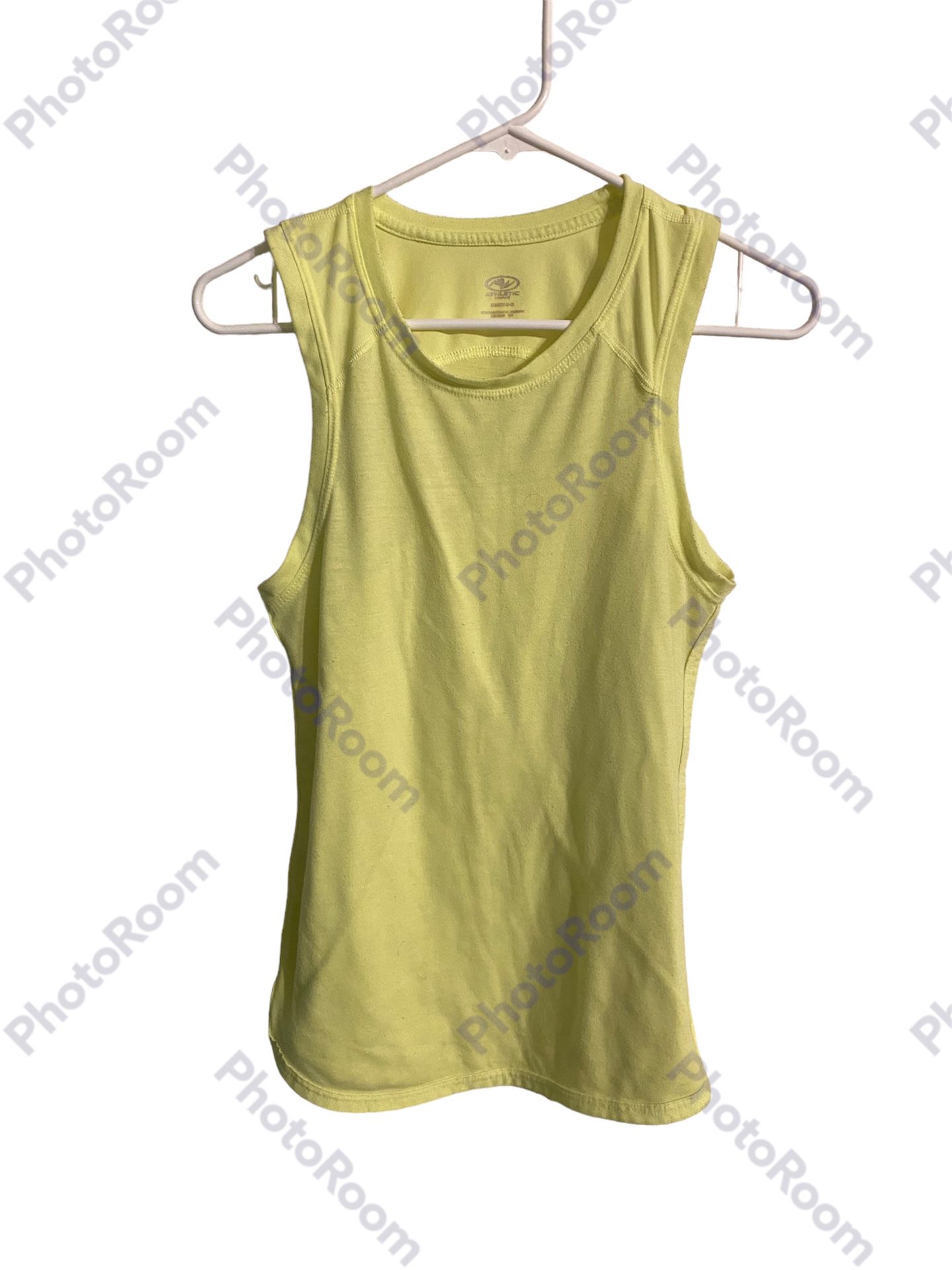 Athletic Works Women’s Fluorescent Yellow Tank Top, Size Xs