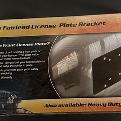 Winch Mount License Plate 