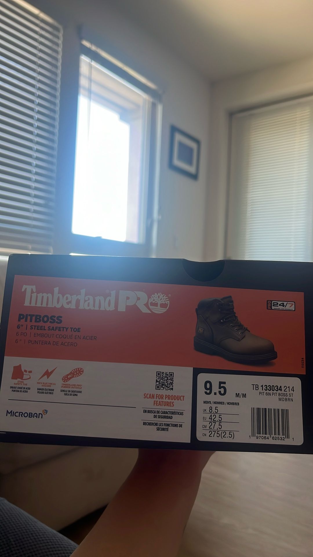 Timberland Pro Pit boss Steel Safety Toe