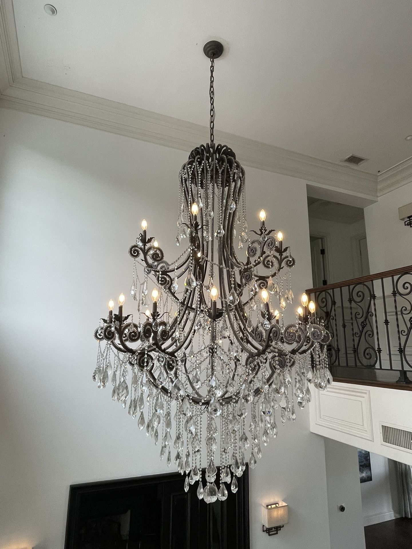 Large Crystal Chandelier Custom