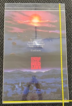 1984 Red Dawn Original Movie Poster 43 3/4" x  27 1/4"
