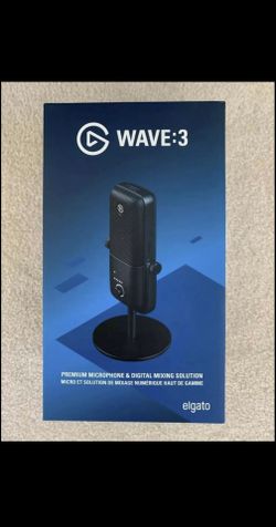 Brand New Sealed Elgato Wave 3 Microphone