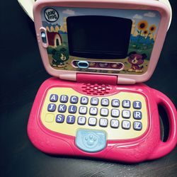 Leap Frog 2 in 1 Laptop Touch Educational Toy Pink