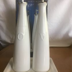 White Oil And Vinegar Set Brand New
