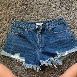Forever 21 Distressed Denim Shorts