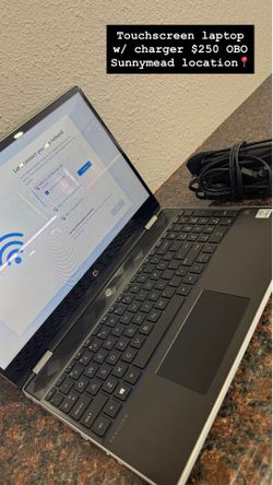 HP pavilion touchscreen laptop w/ charger