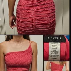 Pink glitter party dress