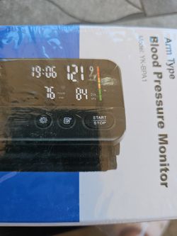 🔥 NEW! Sealed, Glucoracy Upper Arm Blood Pressure Monitor, Rechargeable Blood Pressure Machine, Blood Pressure Monitors for Home Use, Portable 1 Pc
