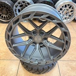 20x10 Xtreme Mudder Gray Flow Form 6x139 Rims