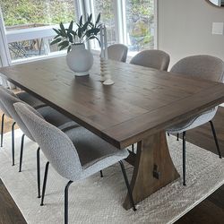 Solid wood table