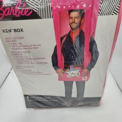 NEW Adult Barbie KEN DOLL In BOX Halloween Costume One Size Fits Most