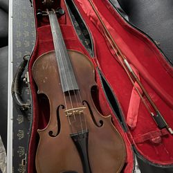 1(contact info removed) FIRST NATIONAL INSTITUTE Of VIOLIN WITH CASE WITH BOW